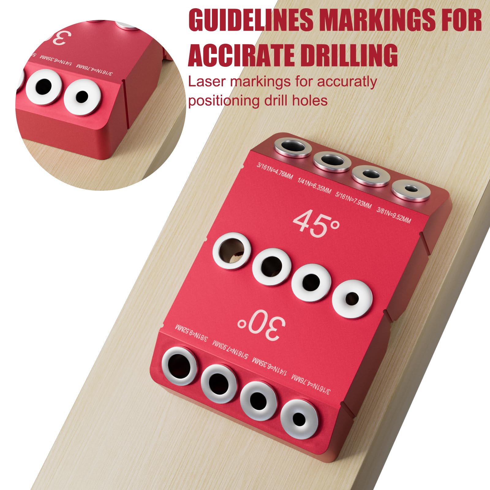 Kingson compatible with C-clamps and F-clamps for stable positioning