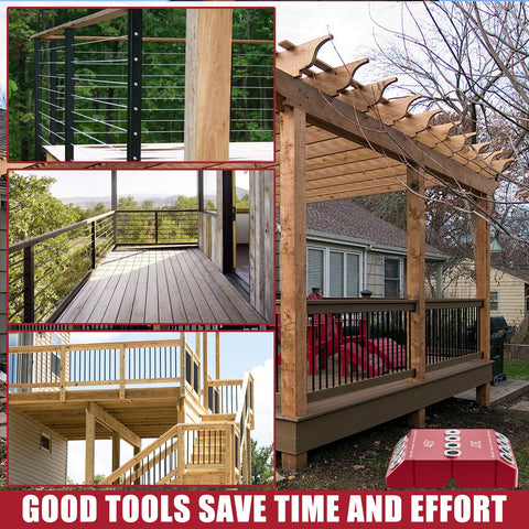 Ideal for deck, porch, and stair railing installations
