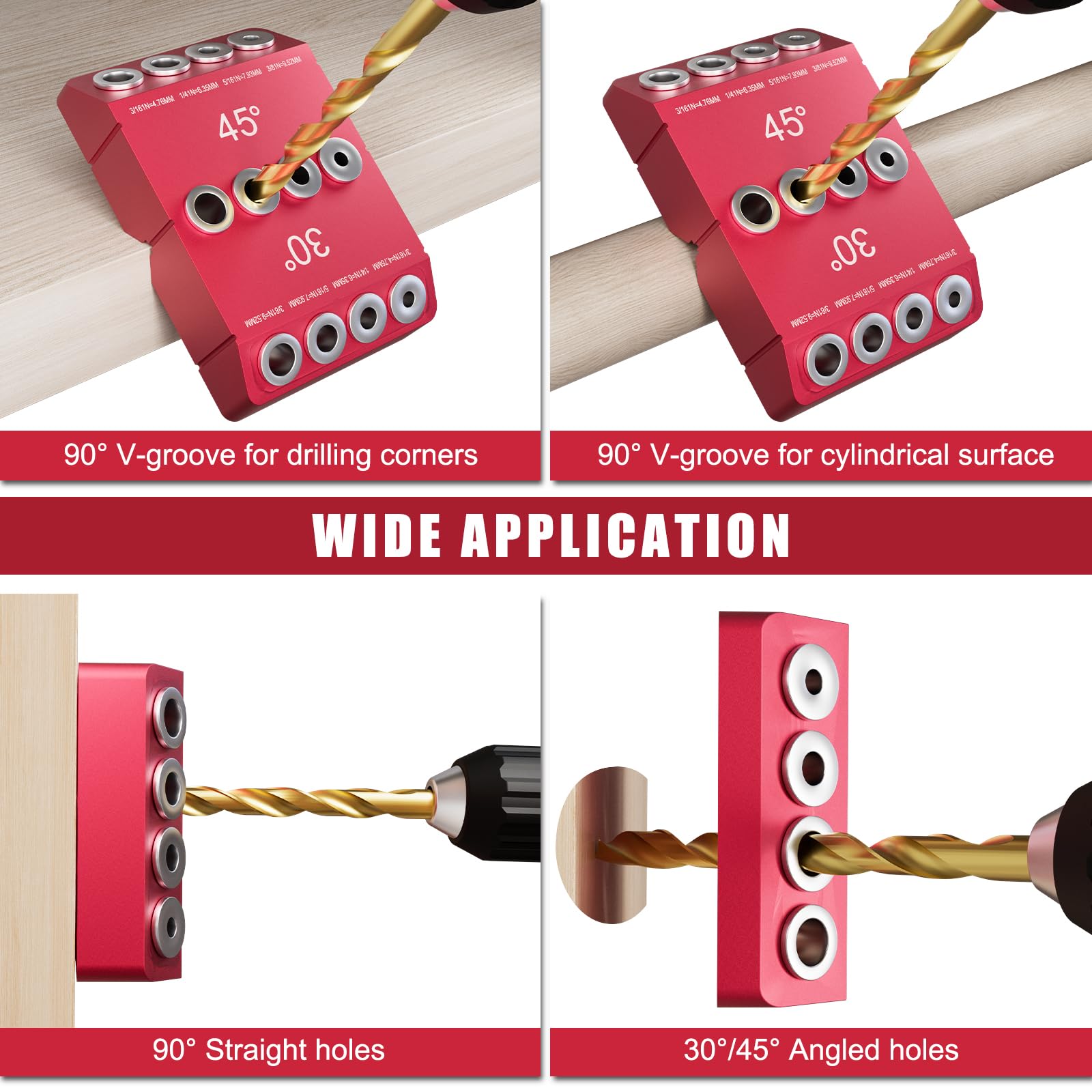Rigid steel drill sleeve maintains hole accuracy during drilling