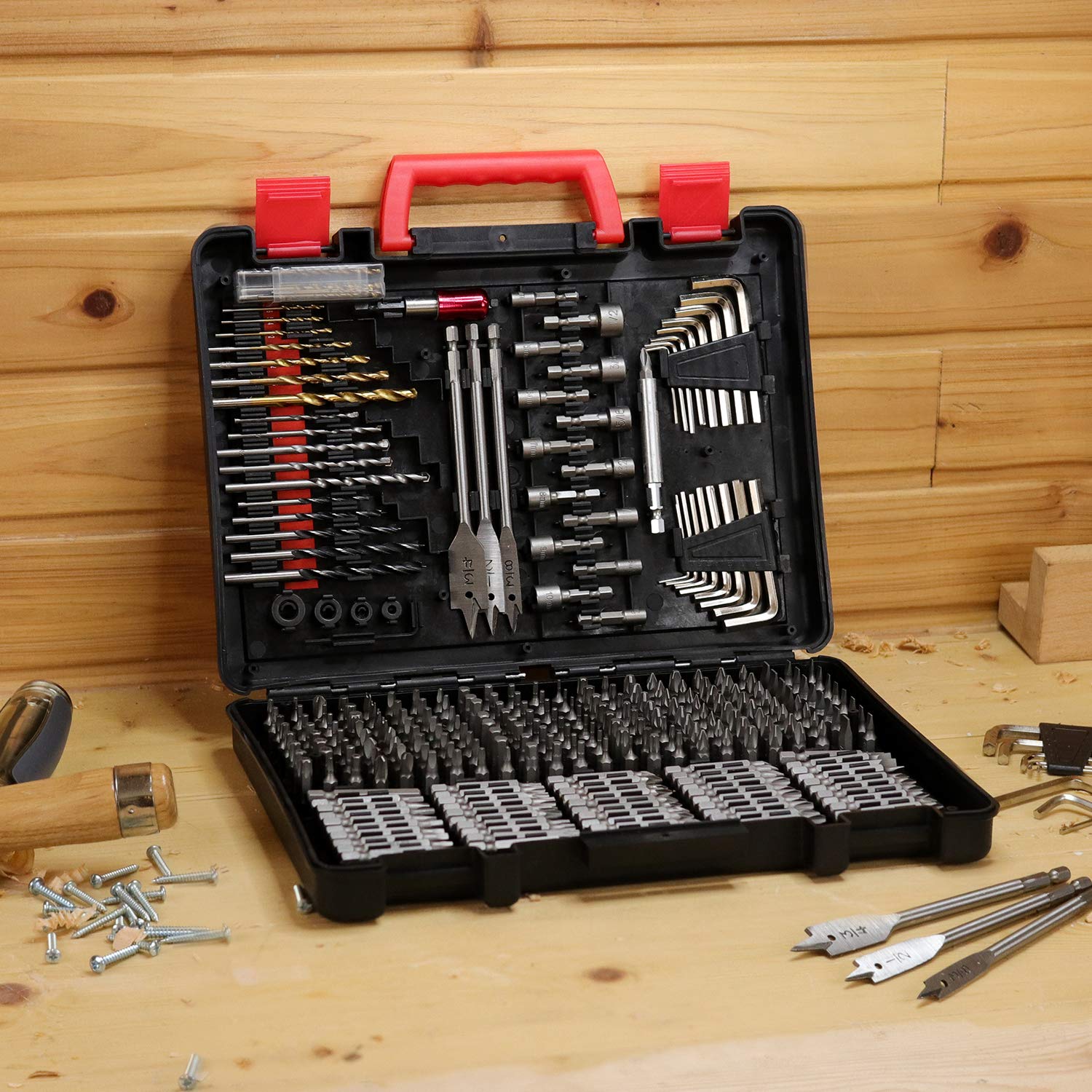 KingTool Allen wrenches included improve setup and tightening efficiency.