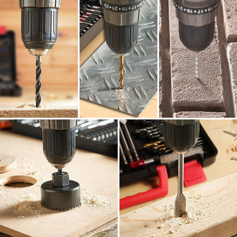 KingTool twist drills closeup versatile for various materials and fast cutting.