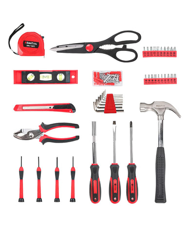 KingTool precision screwdrivers with soft-grip TPR handles for comfort