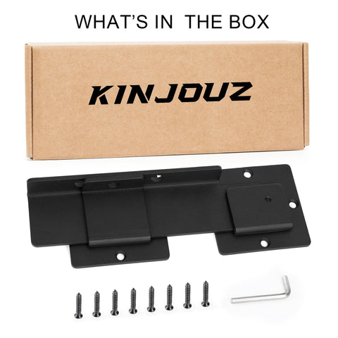 KINJOUZ easy installation with pre-aligned plates simplifies mounting on various doors.