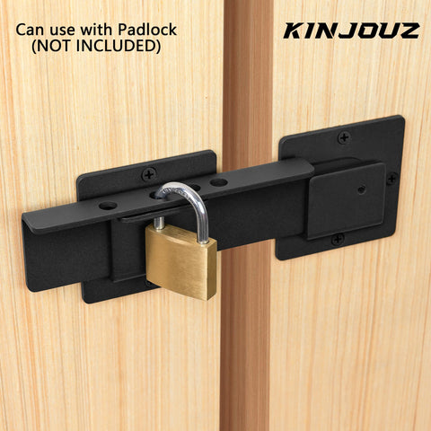 KINJOUZ heavy-duty 4mm carbon steel highlights corrosion-resistant construction for harsh weather.