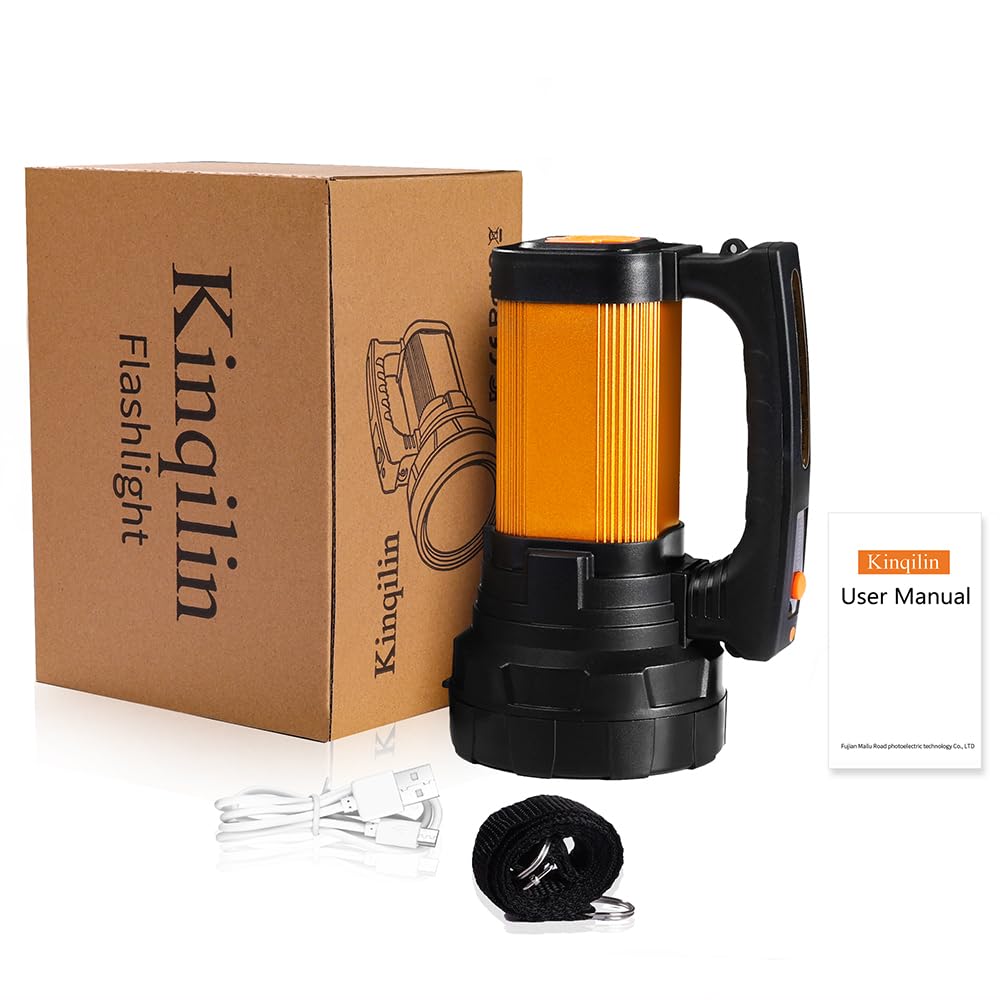 KINQILIN spotlight weighs about 1 lb for portable everyday carry.