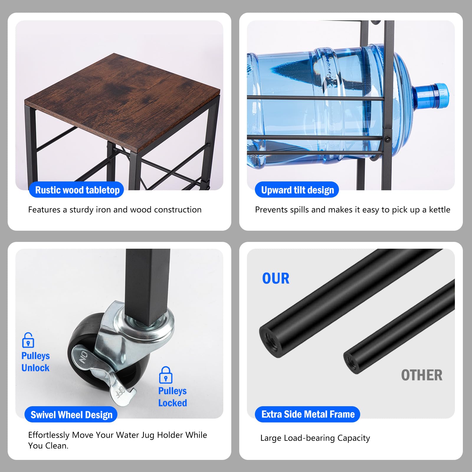 KIPHCA space-saving dimensions fit in kitchens, living rooms, or offices