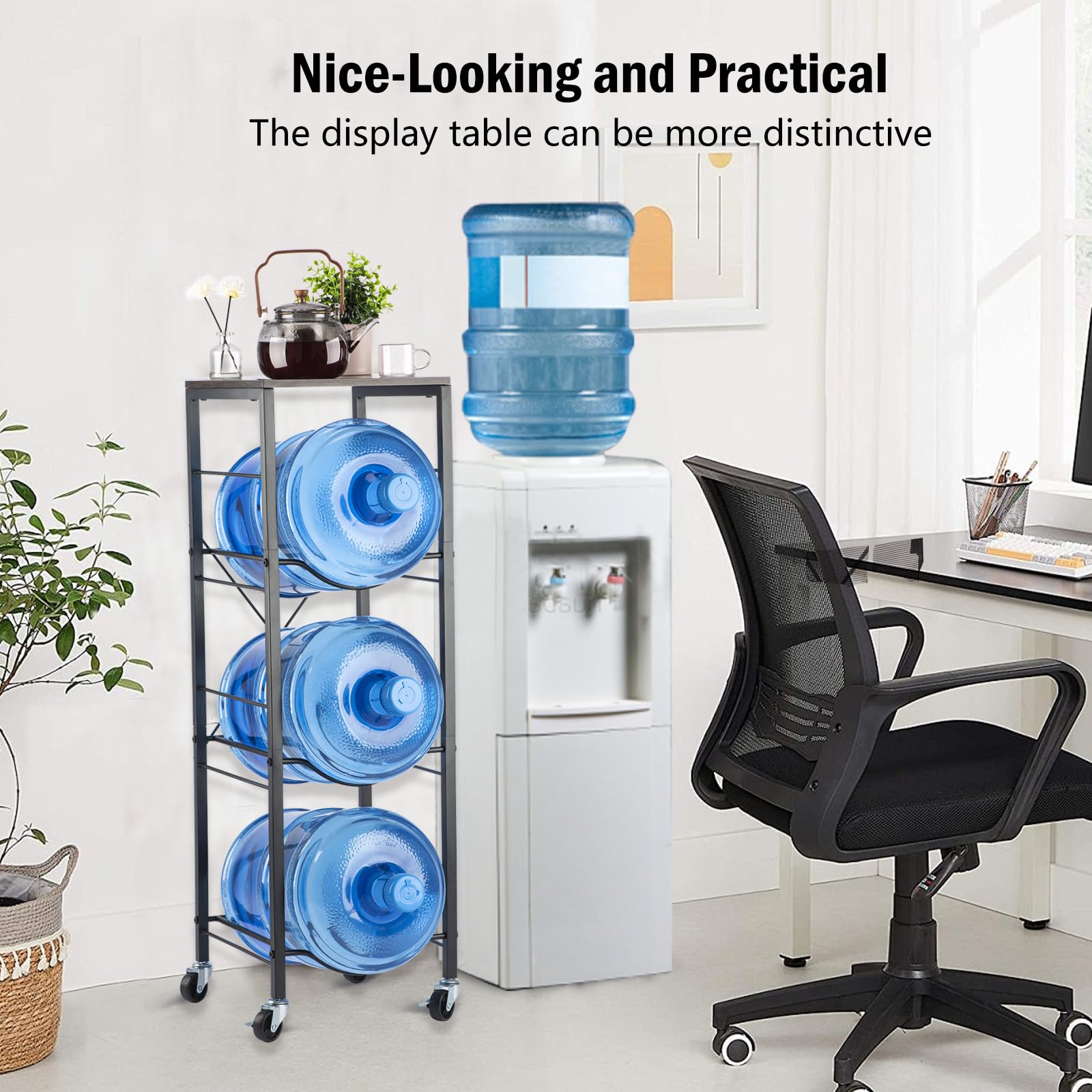 KIPHCA ready-to-use water bottle storage for home or office
