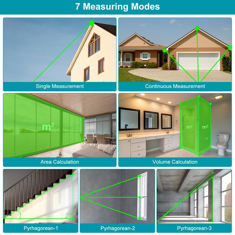 Front and rear reference points on LD100 for flexible start positions.