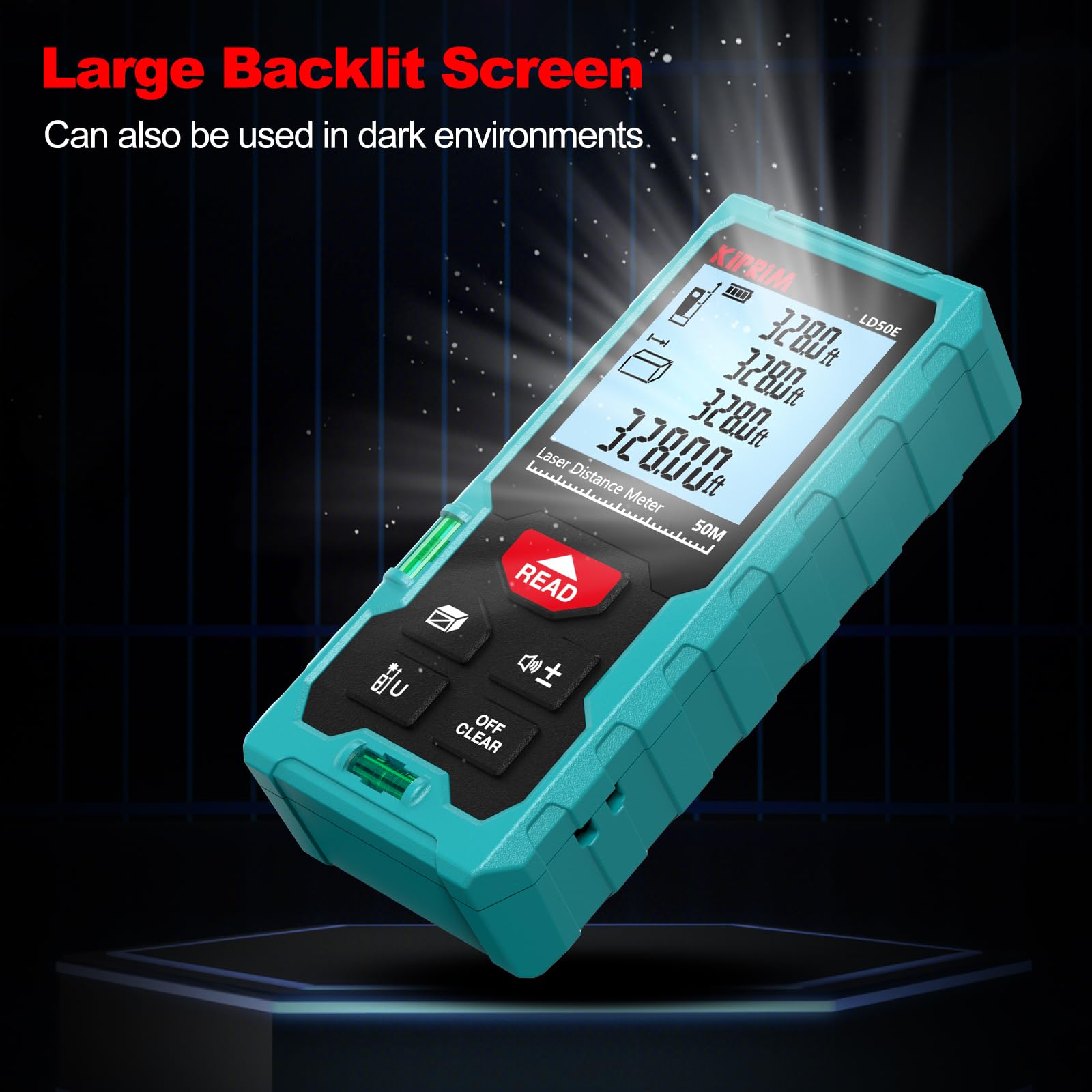 Kiprim LD50E with IP54 protection against dust and splashes.