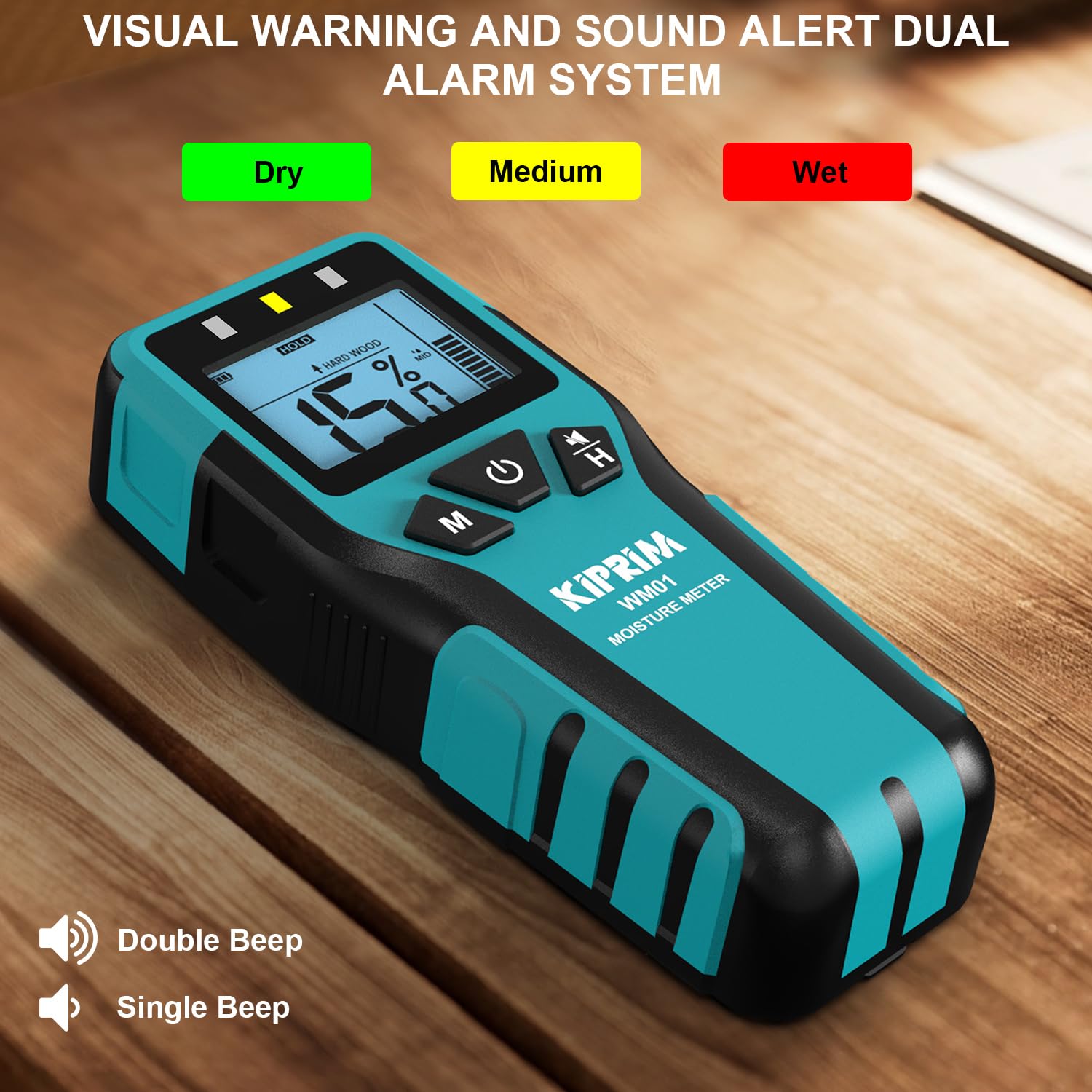 Kiprim WM01 measures moisture depth up to 40 mm