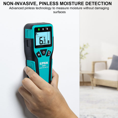 Kiprim WM01 tests wall moisture non-destructively to locate damp spots