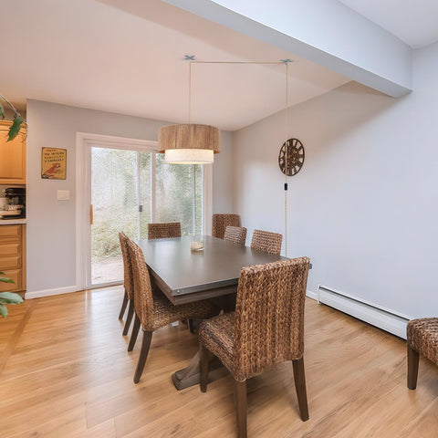 Kirahee boho-chic living room lighting enhances decor and mood