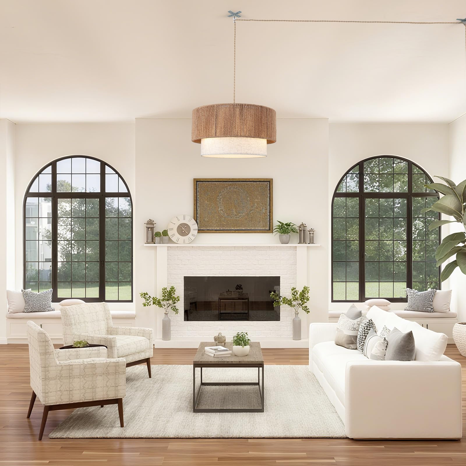 Kirahee plug-in pendant kit for easy, no-hardware installation