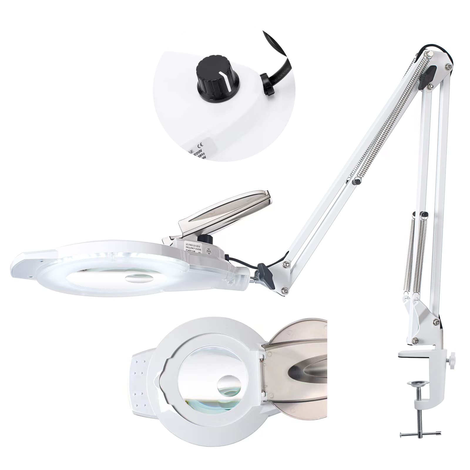 KIRKAS 10x-30x magnifying glass lenses for precise electronics