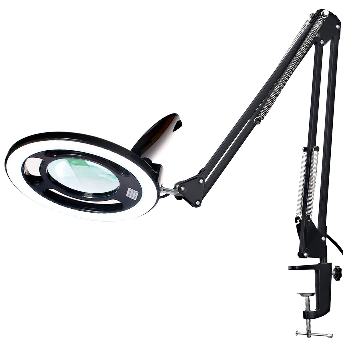 KIRKAS 10X magnifying glass with light for crystal-clear close-up detail.