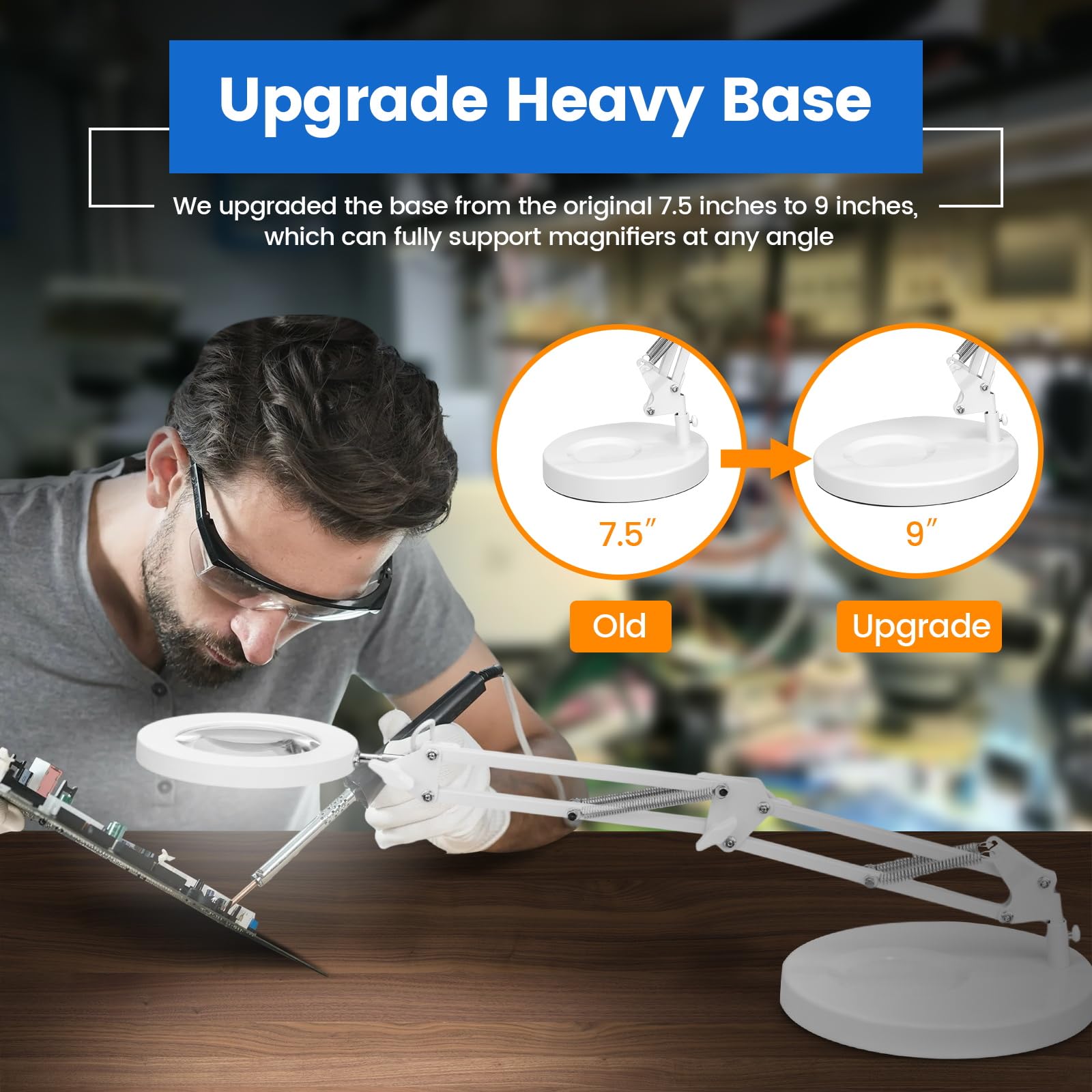 KIRKAS lens close-up clarity with anti-glare coating reduces distortion.