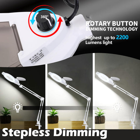KIRKAS LED light provides bright inspection clarity