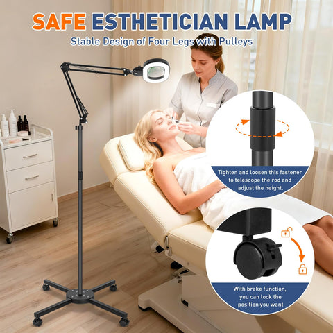 KIRKAS color temperature control for warm to cool lighting suited to task.