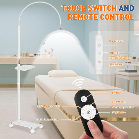 KIRKAS Lash Light flexible gooseneck for easy framing