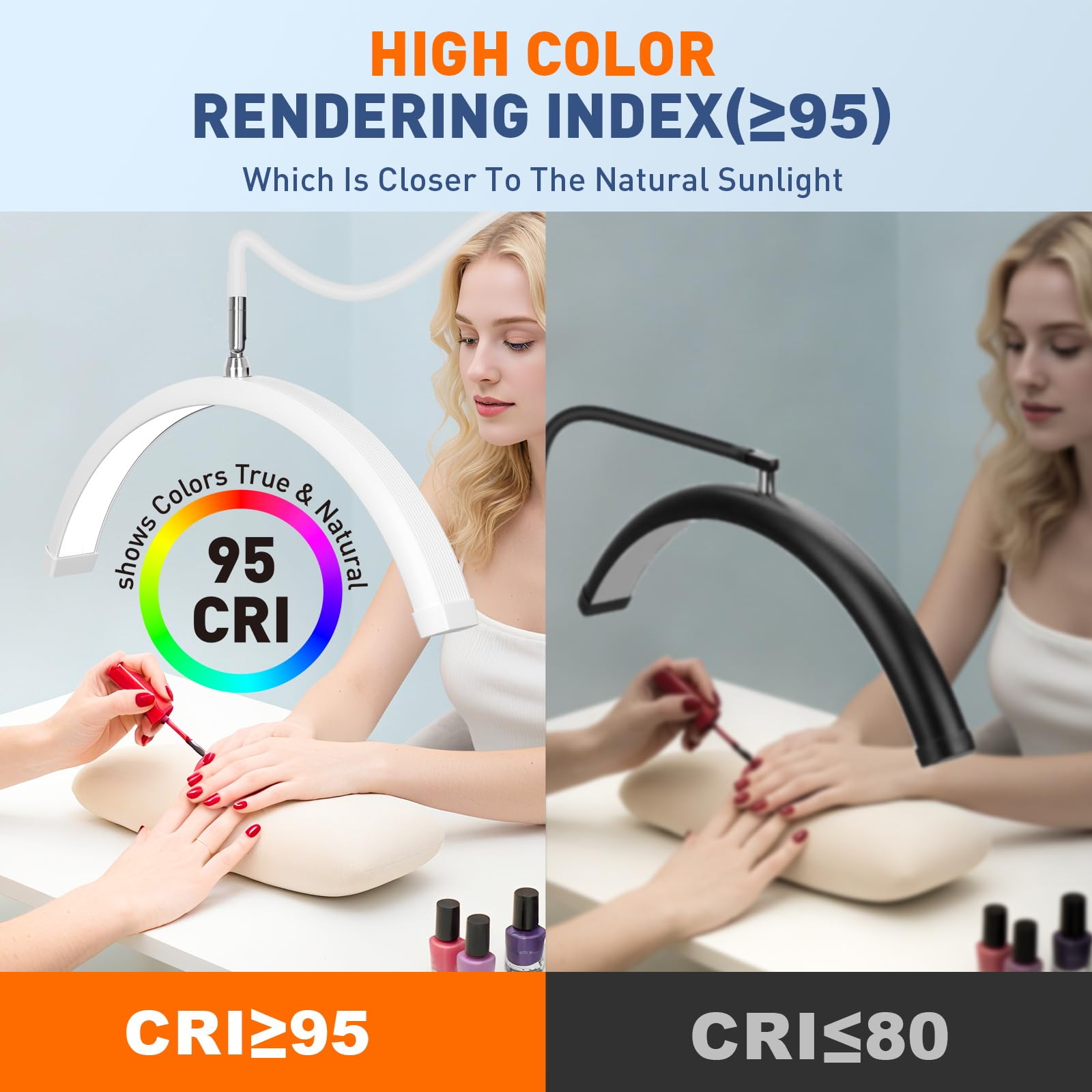 KIRKAS Lash Light remote control for quick lighting adjustments