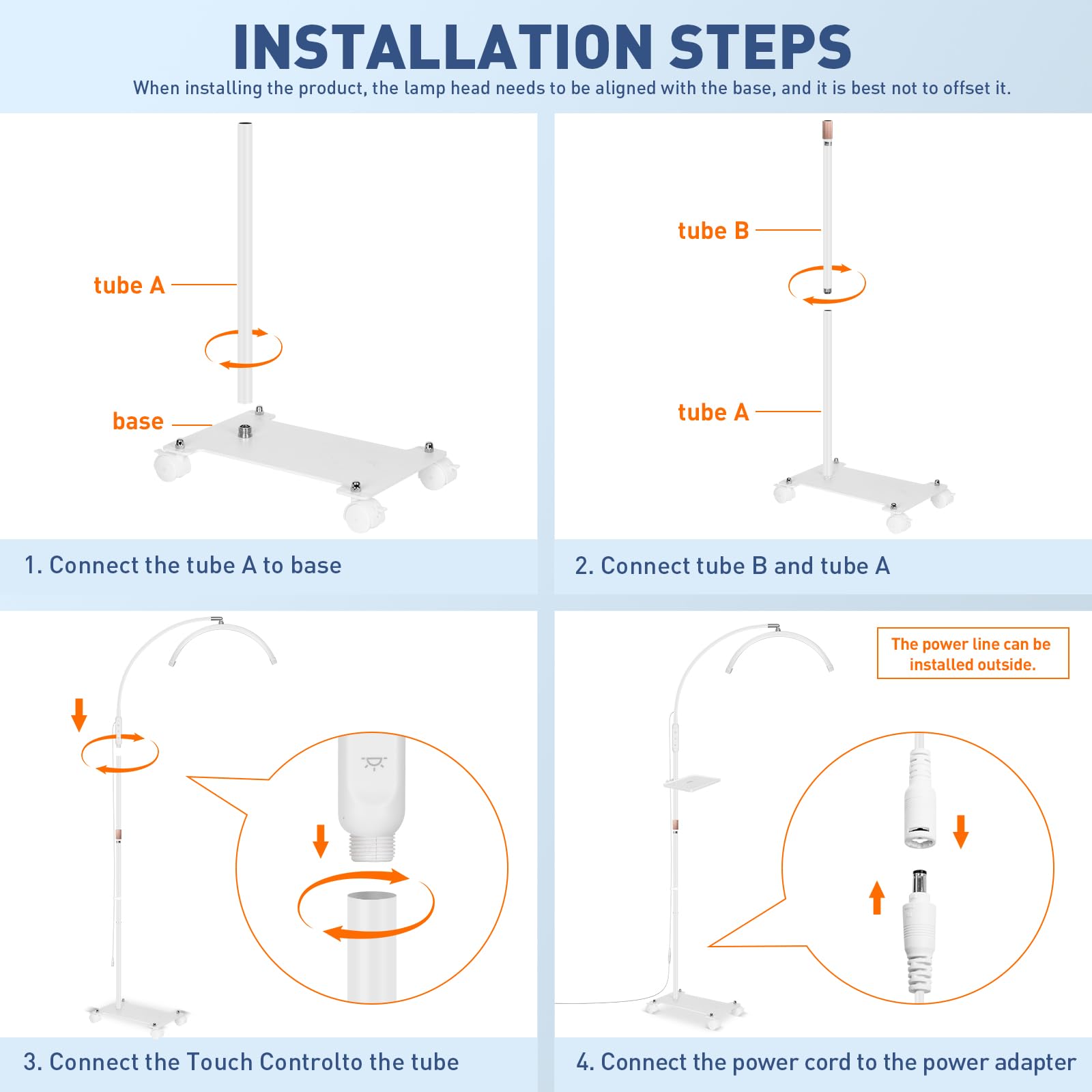 KIRKAS Lash Light studio use fits salons and home studios