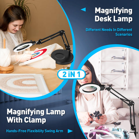 KIRKAS memory setting saves preferred brightness and color temperature for easy reuse.