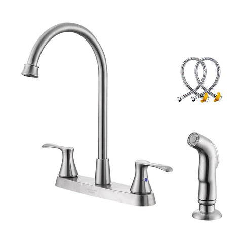 KirlystonE kitchen faucet with high arc spout for easy reach