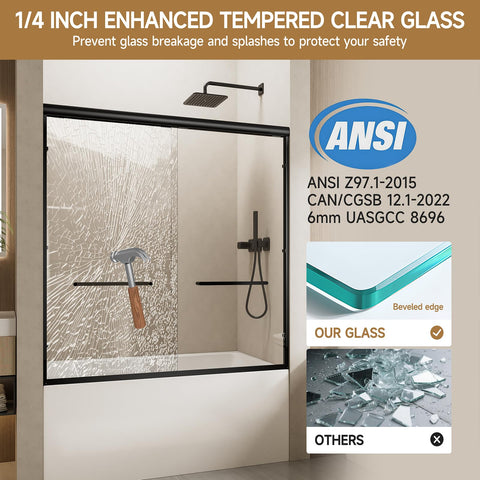 KisaTub matte-black aluminum frame offers stylish, corrosion-resistant shower enclosure.