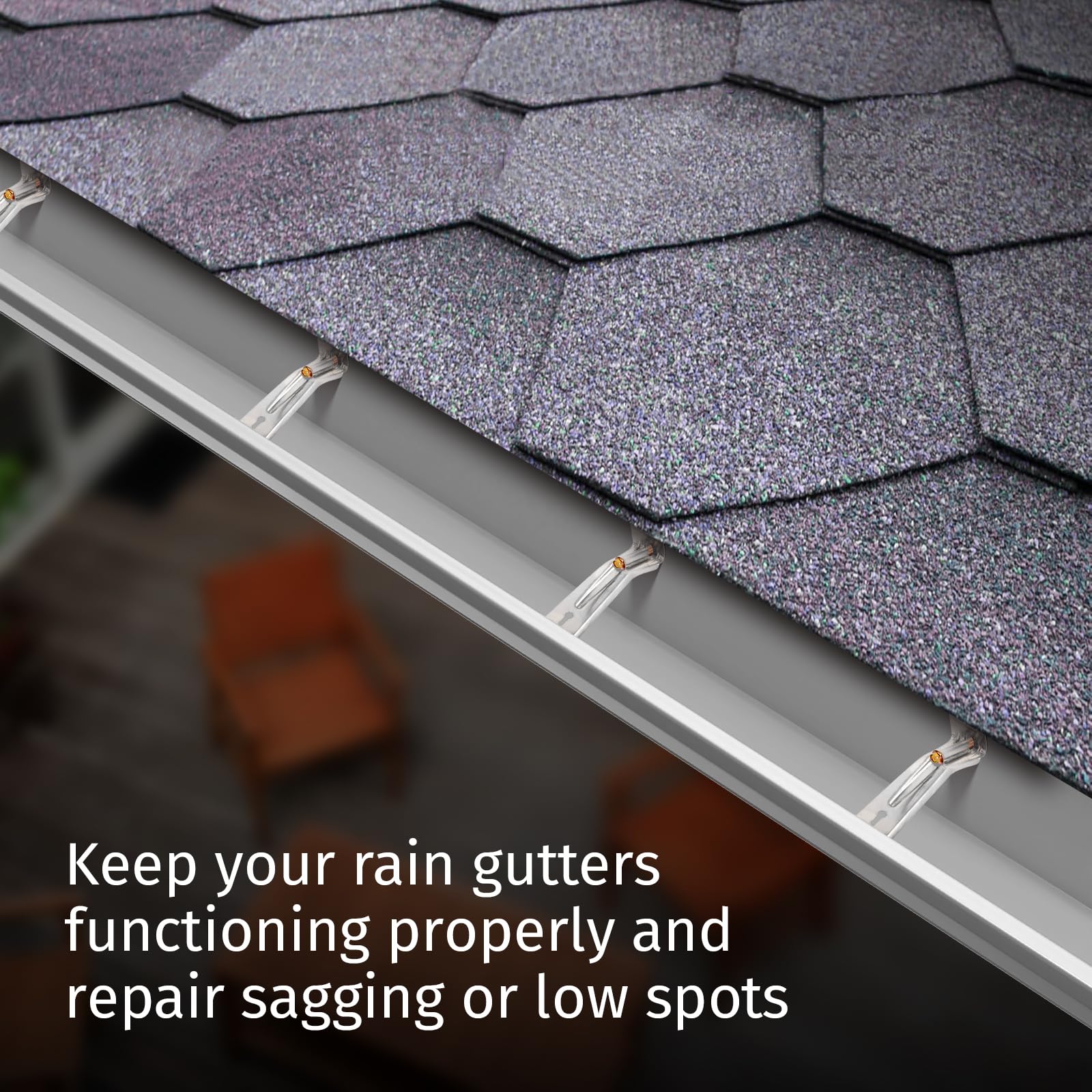 KishYa aluminum gutter hangers offer corrosion resistance and durable support for rain gutters.