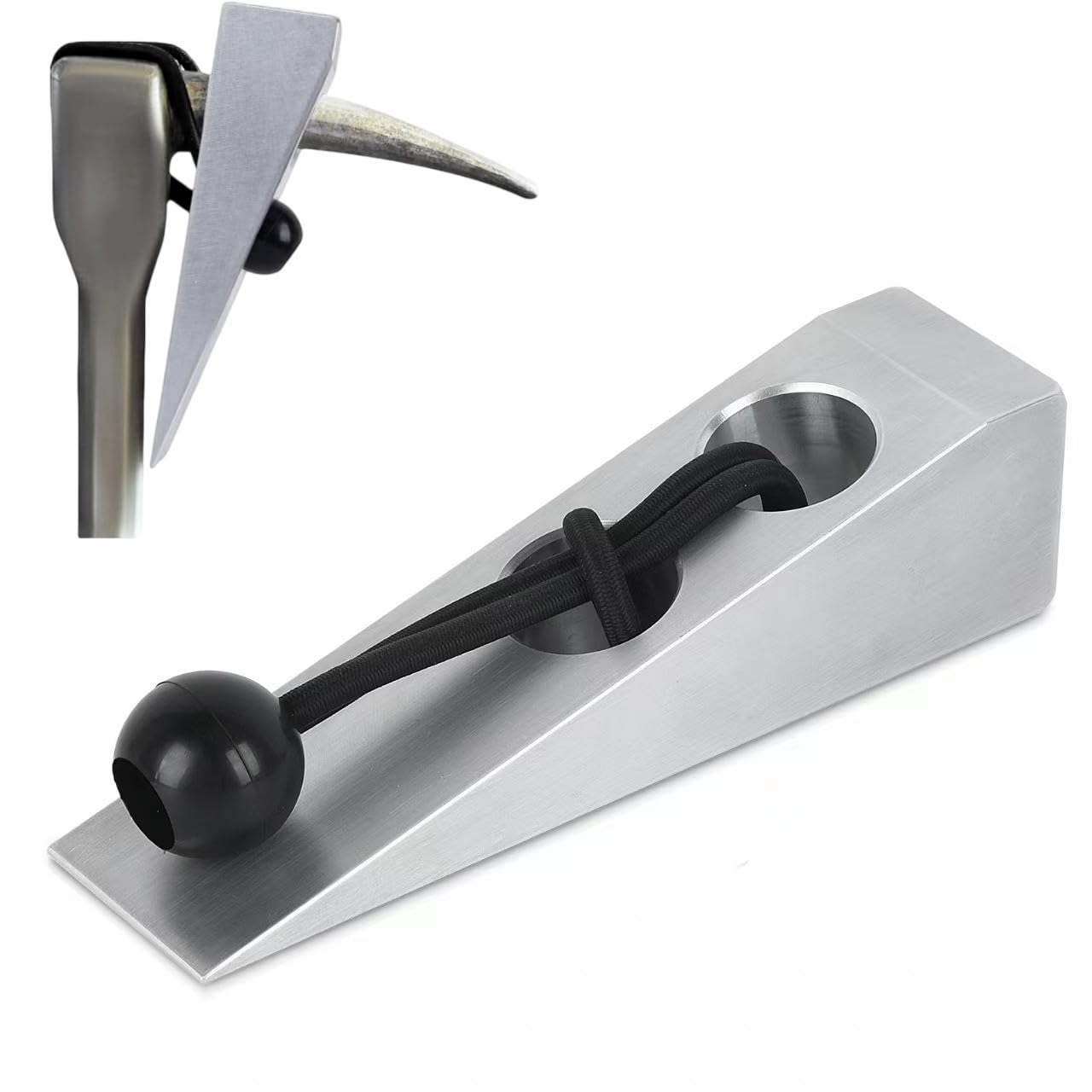 KishYa Firefighter Wedge close-up of aluminum body for a durable entry tool.