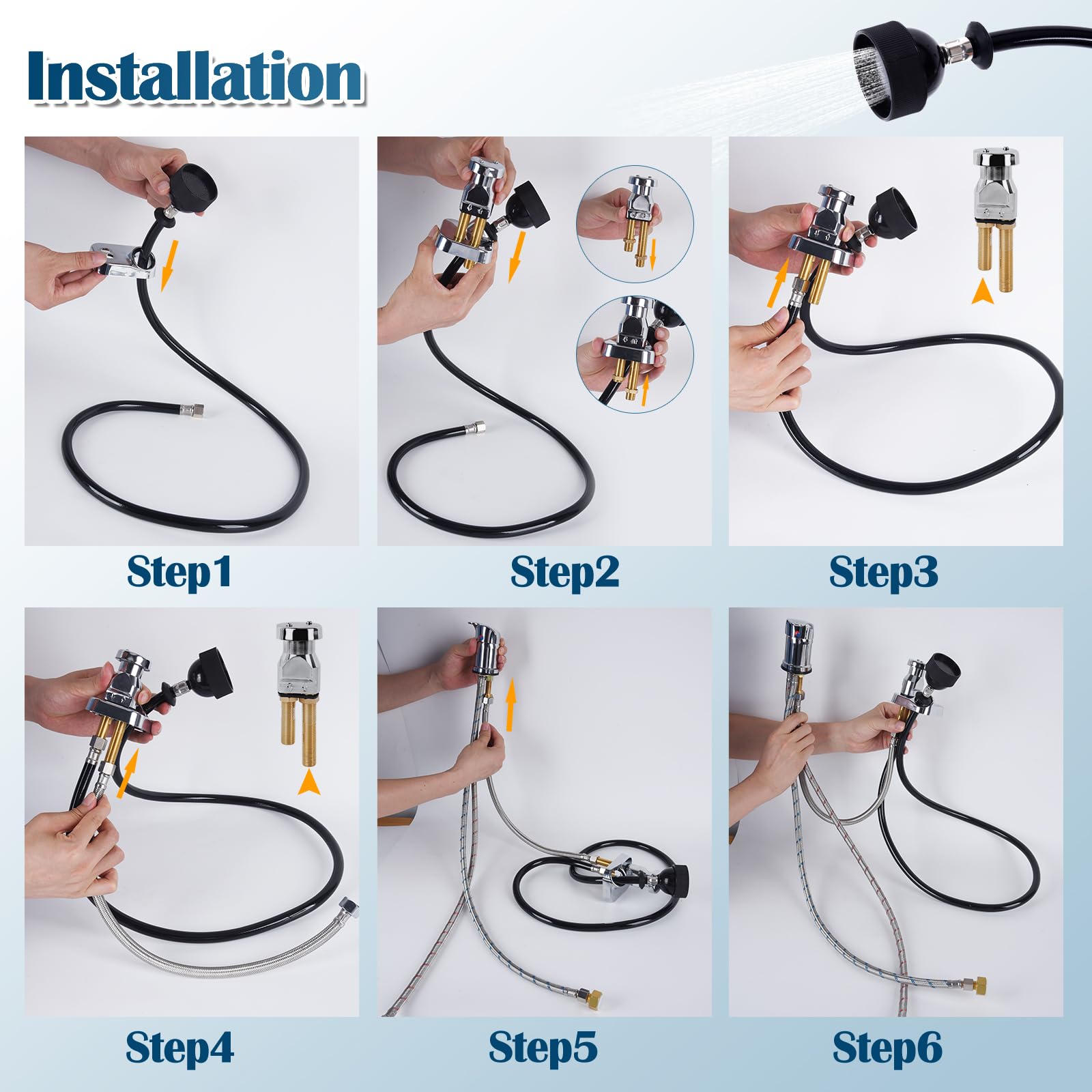KishYa vacuum breaker system demonstrating backflow prevention in salon water supply