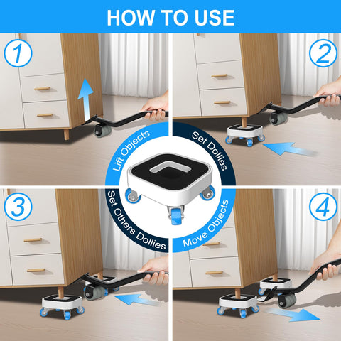 Kiss Core 750lbs load capacity supports heavy appliances and furniture safely.