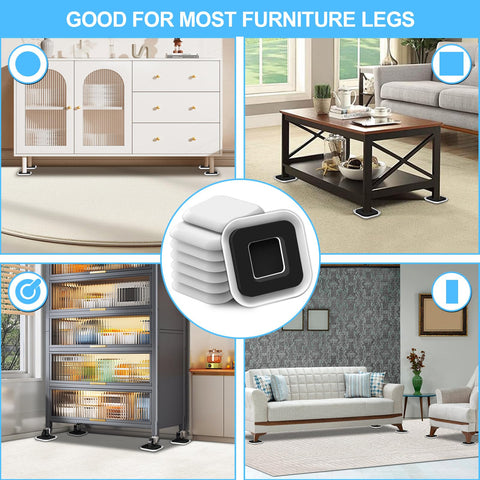Kiss Core carpet-protecting sliders prevent dents while moving heavy furniture across rooms.