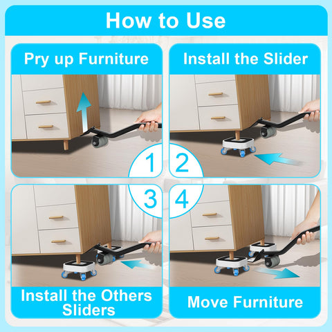 Kiss Core floor-safe movers let you reposition beds sofas and appliances