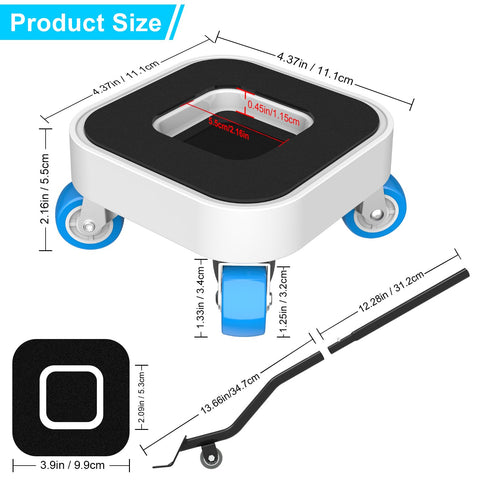 Kiss Core furniture dolly shows 900lb capacity for heavy sofas and beds