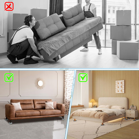 Kiss Core furniture mover pad supports safe, stable rearranging