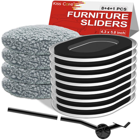 Kiss Core extendable lift helps raise furniture for smooth sliding.