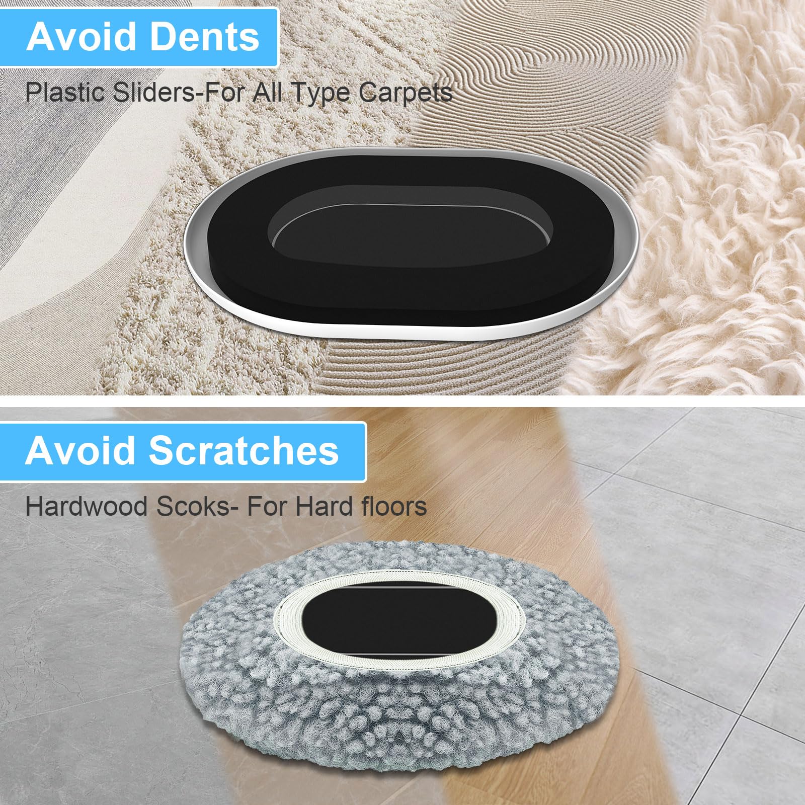 Kiss Core no-glue top prevents staining while sliding.