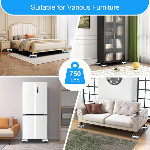 Kiss Core movers glide across wood, tile, and laminate floors