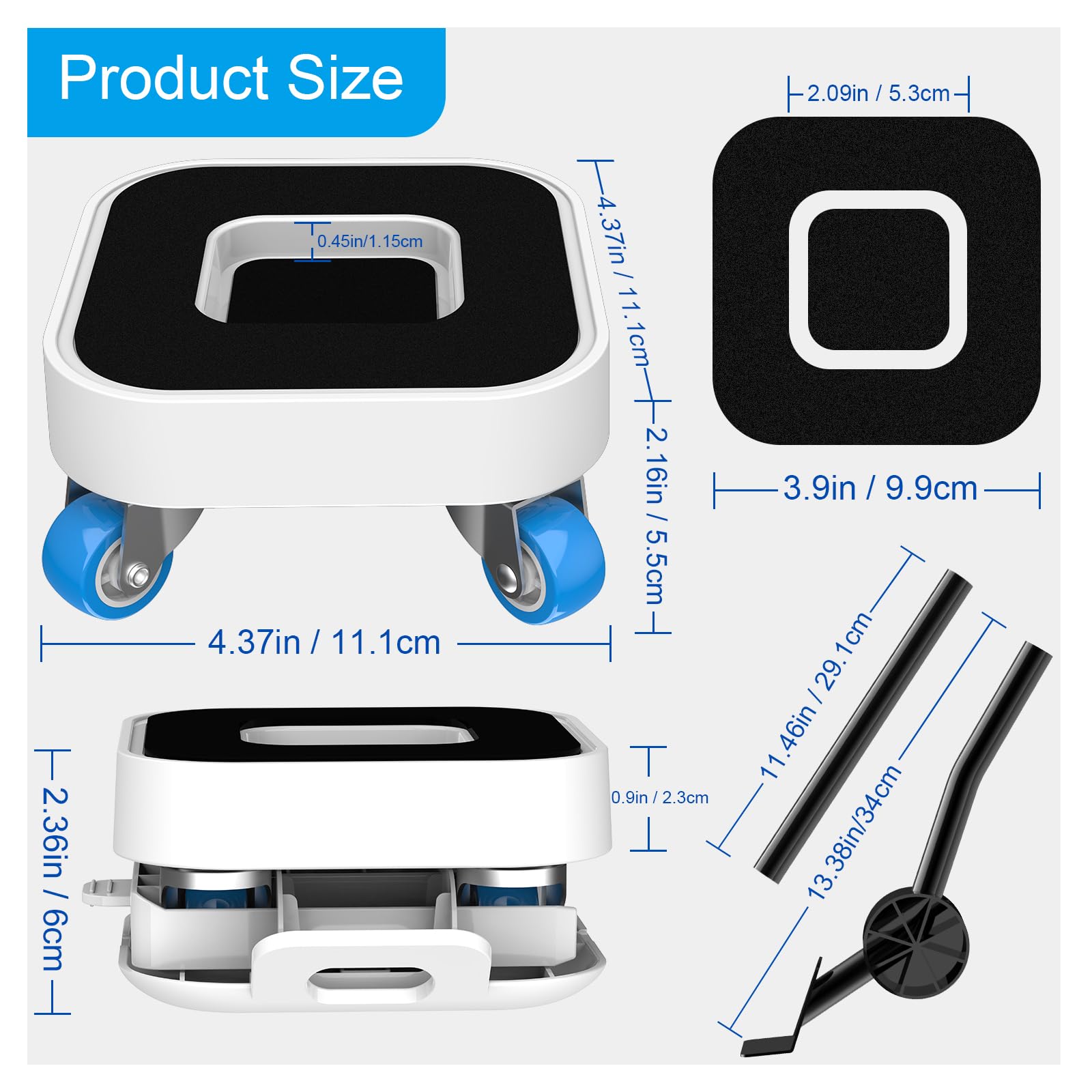 Kiss Core system helps relocate sofas and beds with ease.