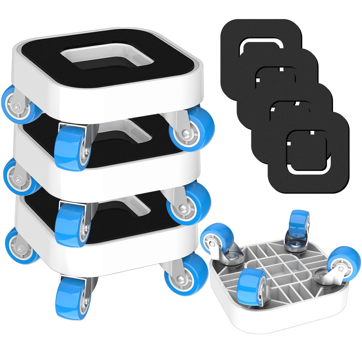 Kiss Core new upgrade furniture movers wheels 360-rotation for smooth relocation on hardwood