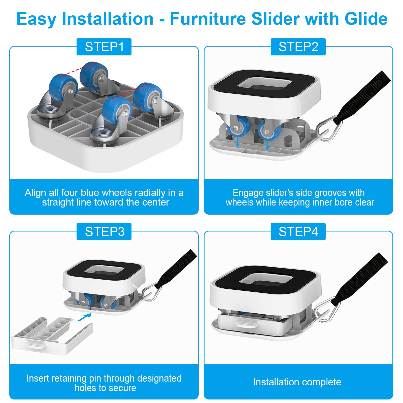 Kiss Core pry bar assists lifting before sliding heavy appliances safely.