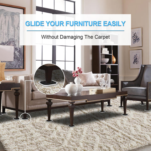 Kiss Core versatile sliders fit sofas, beds, and cabinets for easy repositioning.
