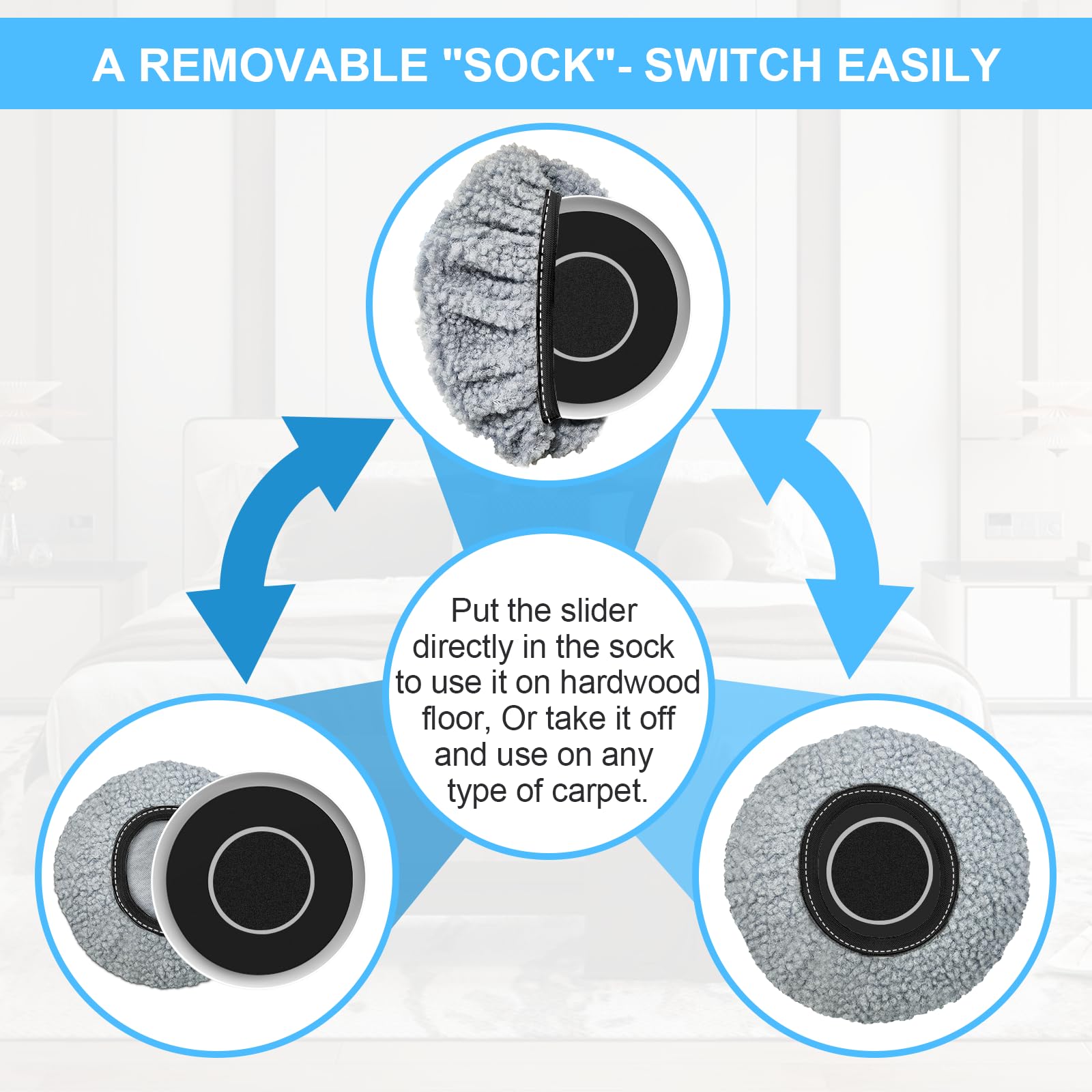 Kiss Core compatible across furniture types for versatile room rearrangements.