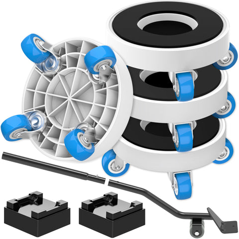 Kiss Core upgrade furniture movers with 360-degree wheels offer smooth, floor-friendly movement.