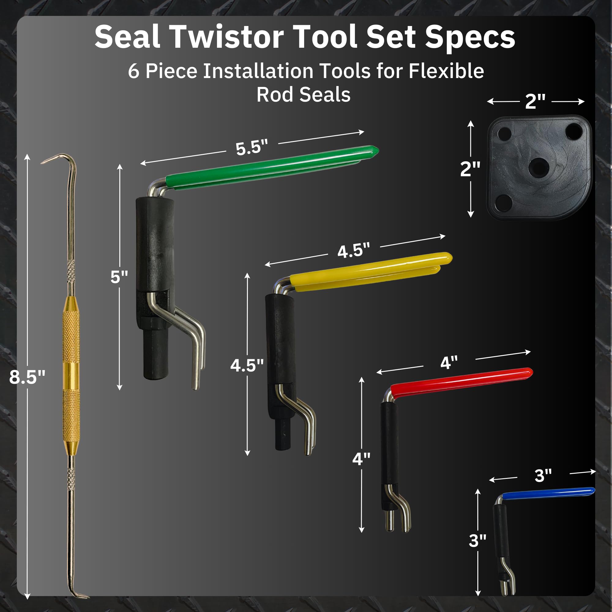 Kit King USA seal twistor small size for tight grooves