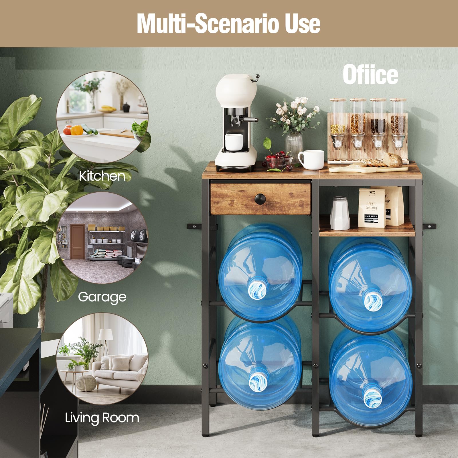 KITIVIALA anti-tip wall straps for added safety and stability