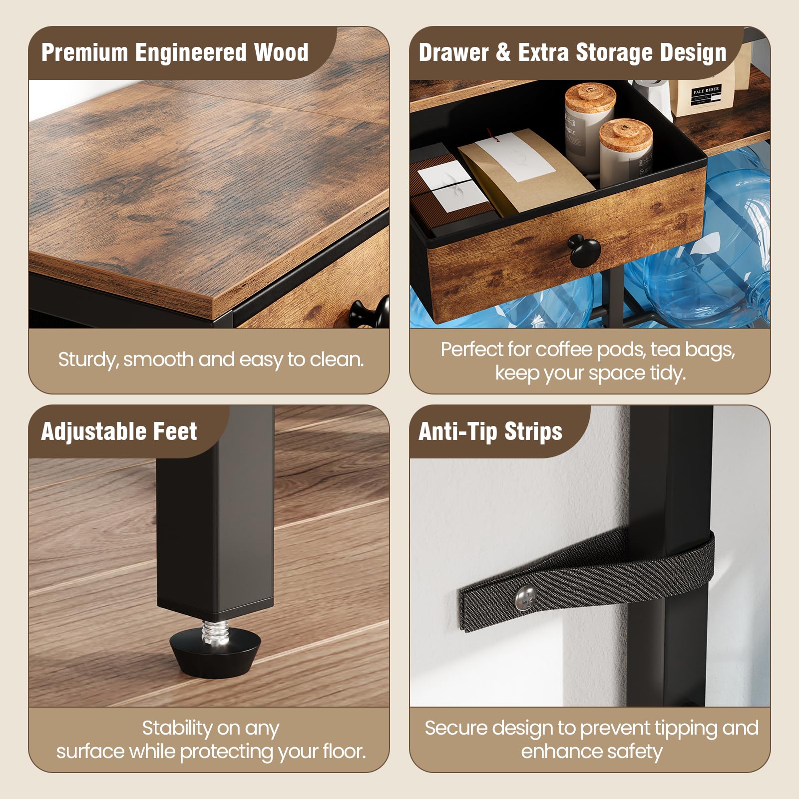 KITIVIALA easy-assembly with pre-drilled parts and included tools