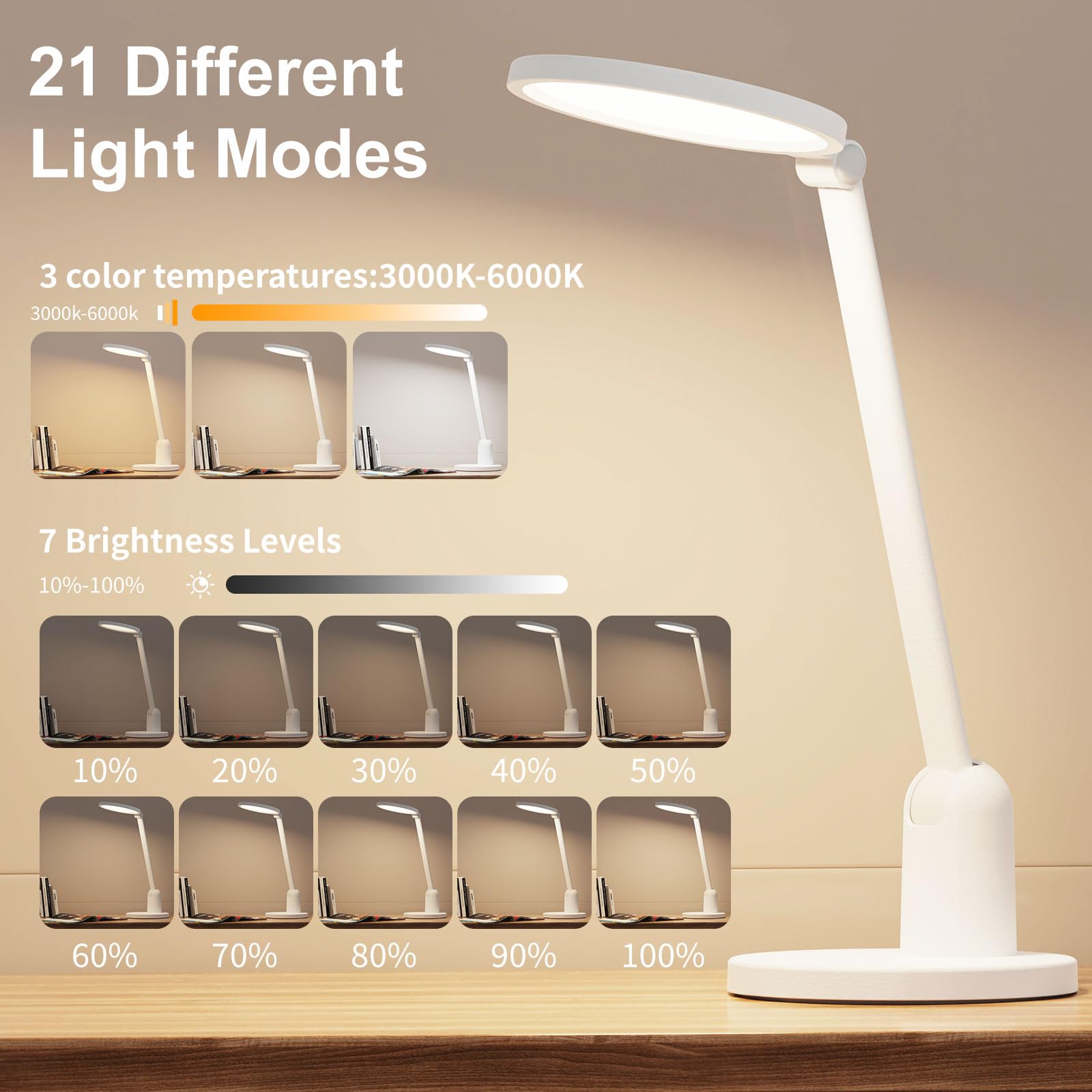 Kitloo Desk Lamp delivers 1000lm brightness for clear work