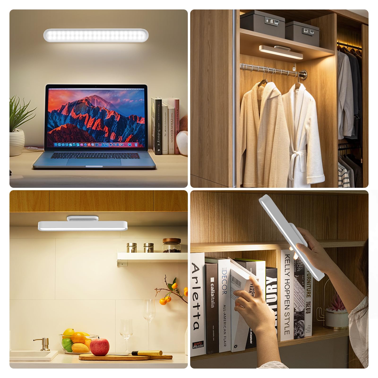Kitloo 50-LED beads deliver strong illumination for wide coverage.